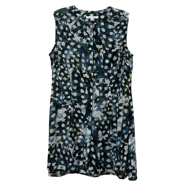 Cabi Small 416 Avery Tunic Sleeveless Button Blouse - Picture 1 of 5